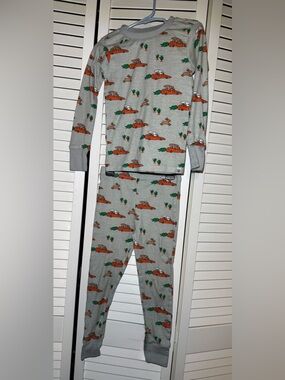 Honest Organic Cotton Easter Bunny/Carrot long sleeve pajamas